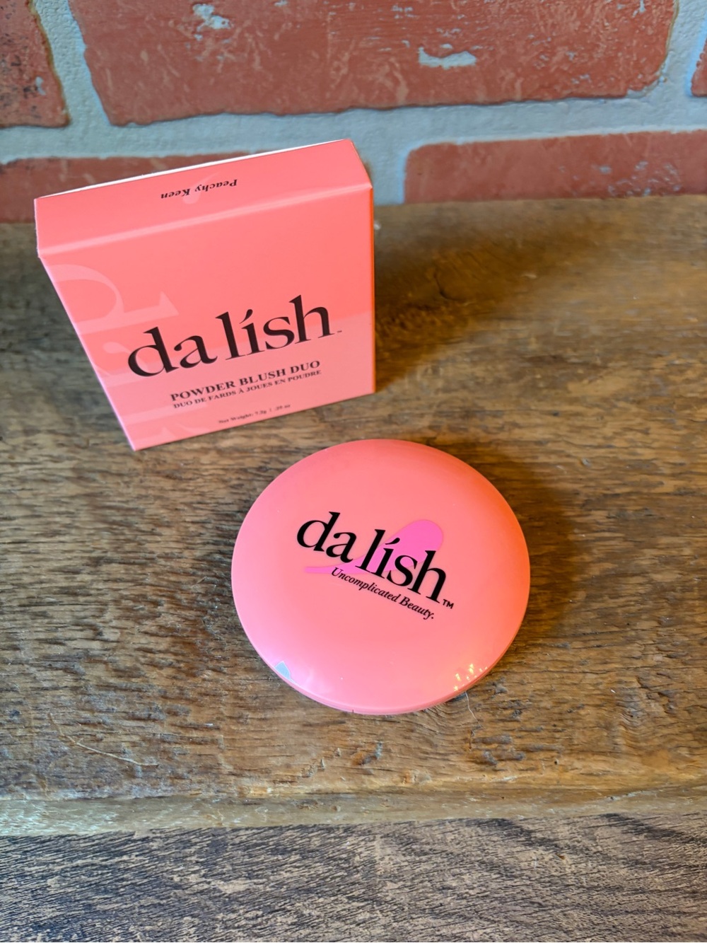 da lish Powder Blush Duo – Peachy Keen (Fab Squad Compact, 7.2g) Vegan NIB/NWT